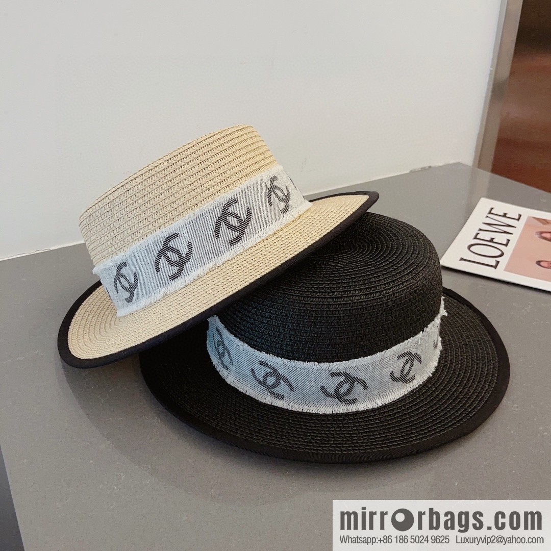 Chanel Flat Top Hat
