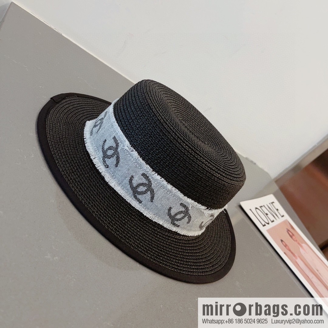 Chanel Flat Top Hat