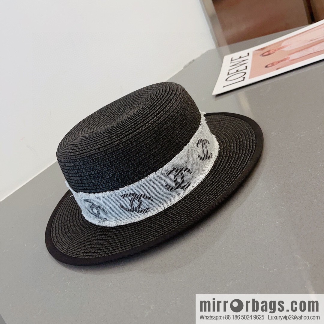 Chanel Flat Top Hat