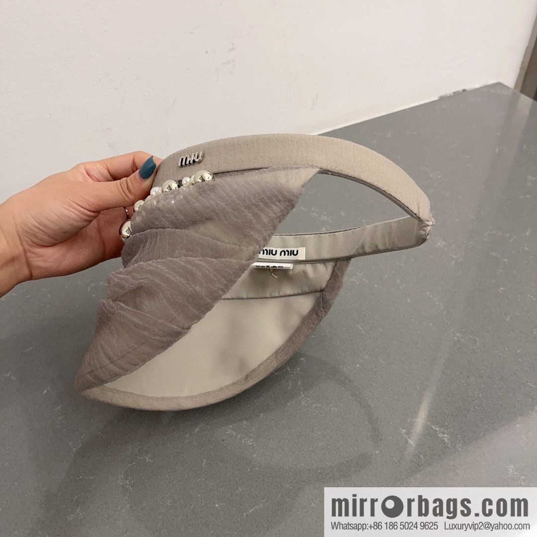 Miao Miao miumiu 23 years old new headband sun hat