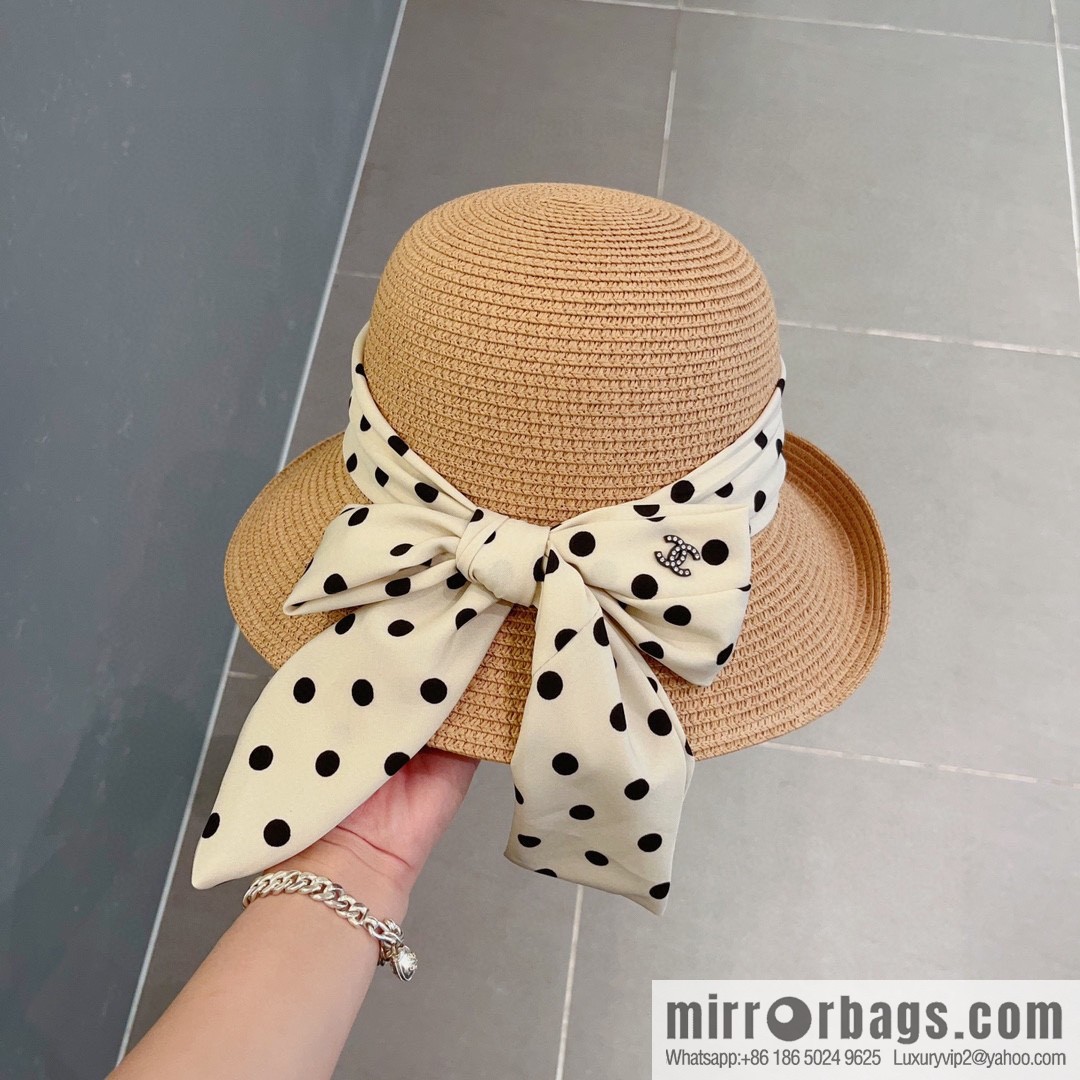 Chanel celebrity straw hat