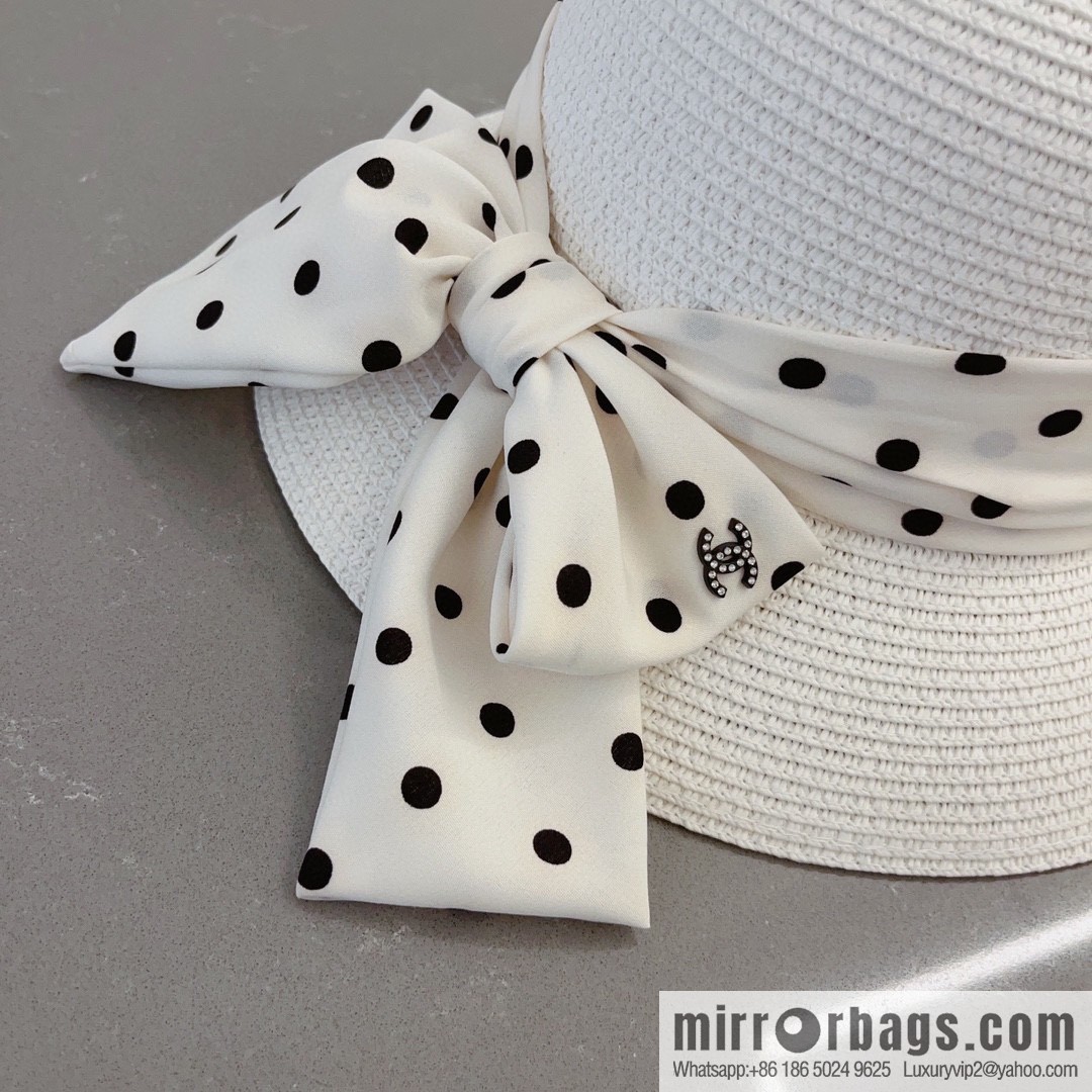 Chanel celebrity straw hat