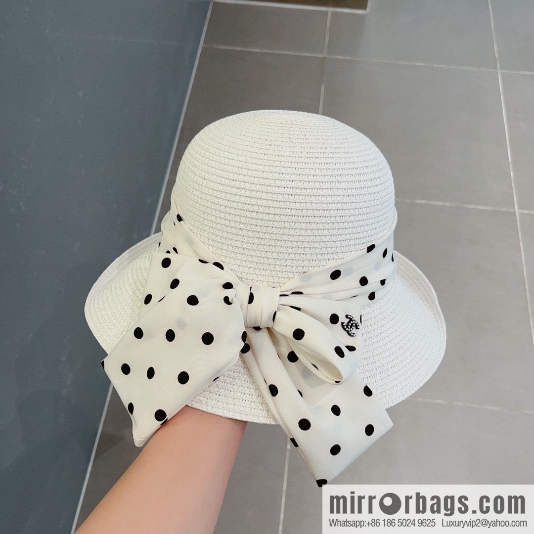 Chanel celebrity straw hat