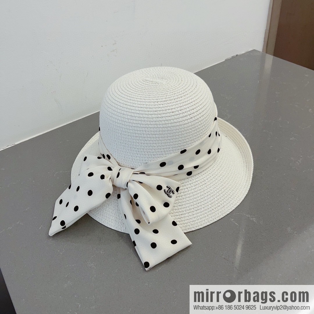 Chanel celebrity straw hat