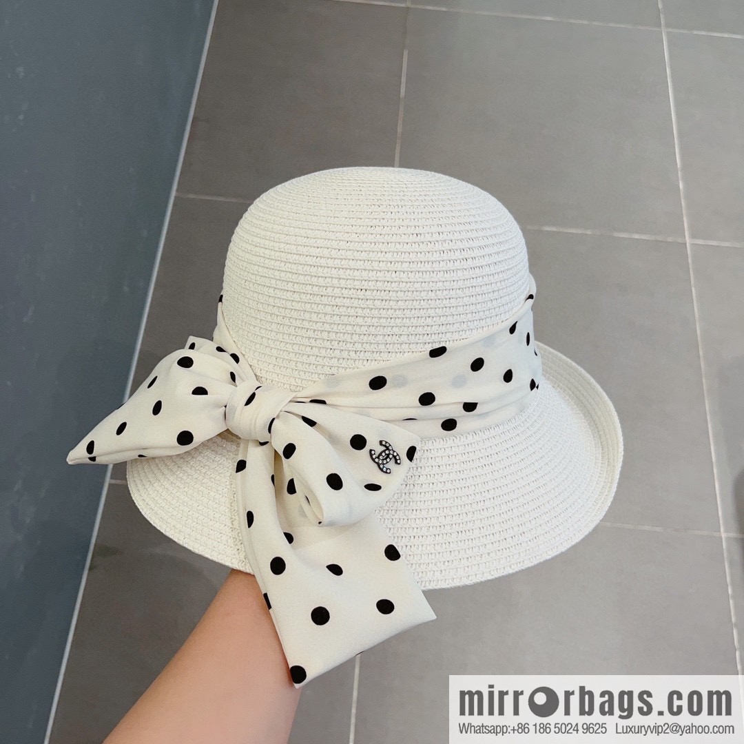 Chanel celebrity straw hat