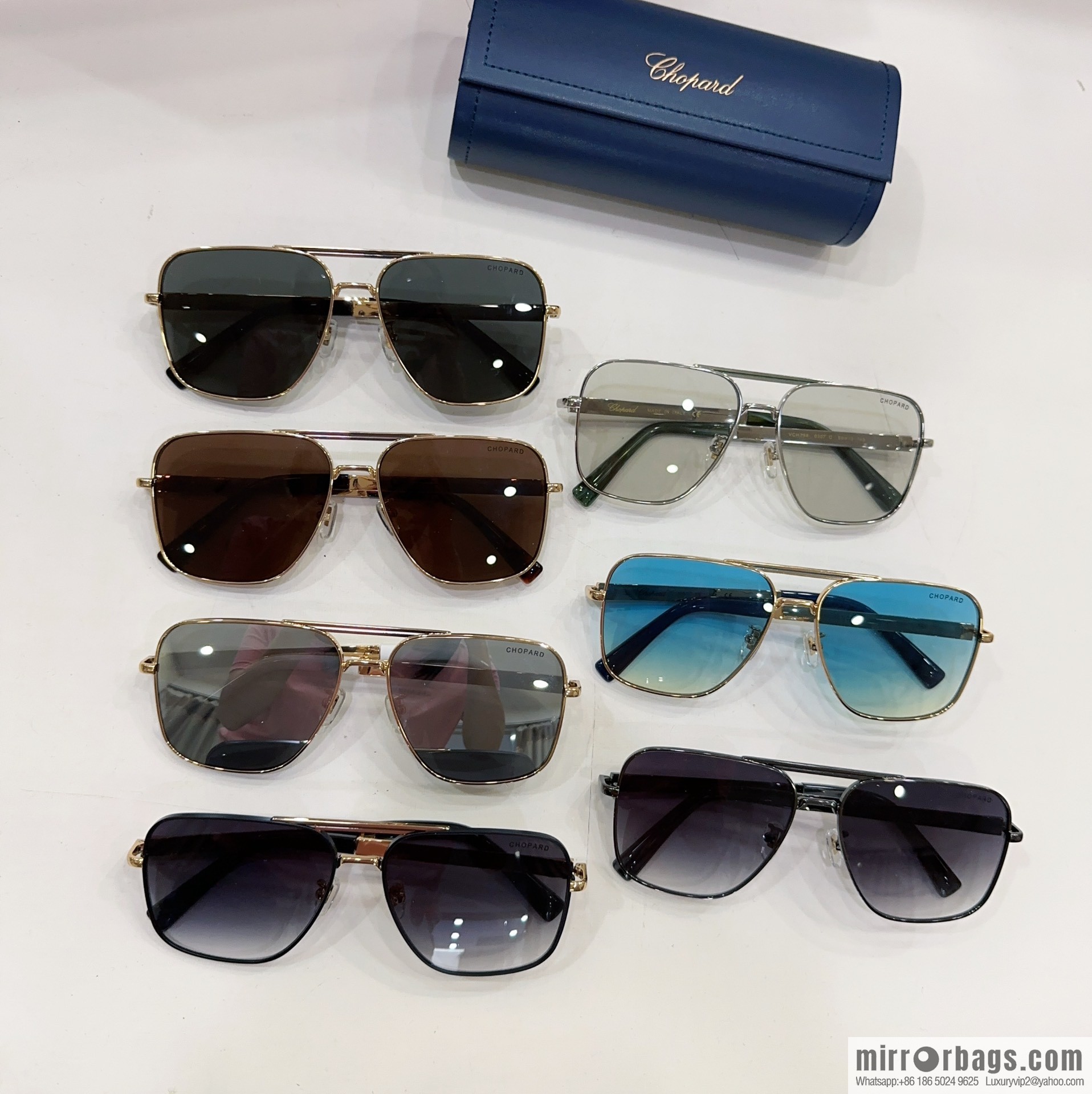 Chopard Chopin Square Men's Sunglasses