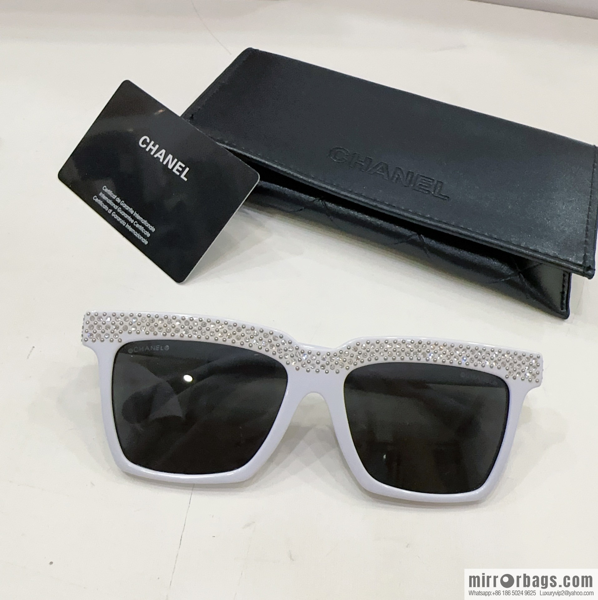 Chanel square women's sunglasses