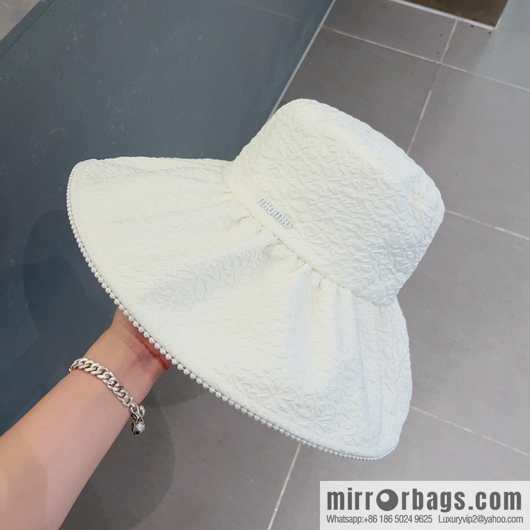 Miumiu lotus leaf edge sun hat