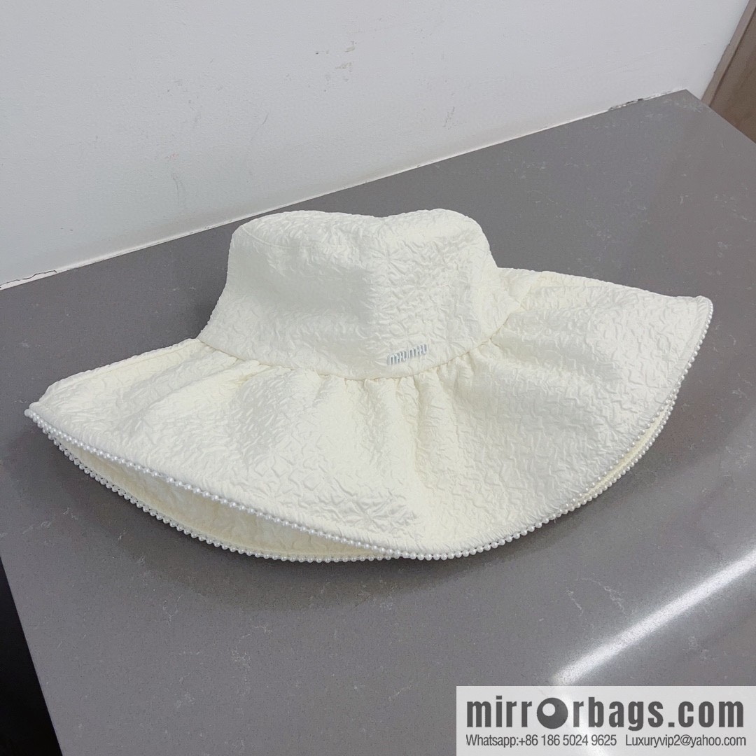Miumiu lotus leaf edge sun hat