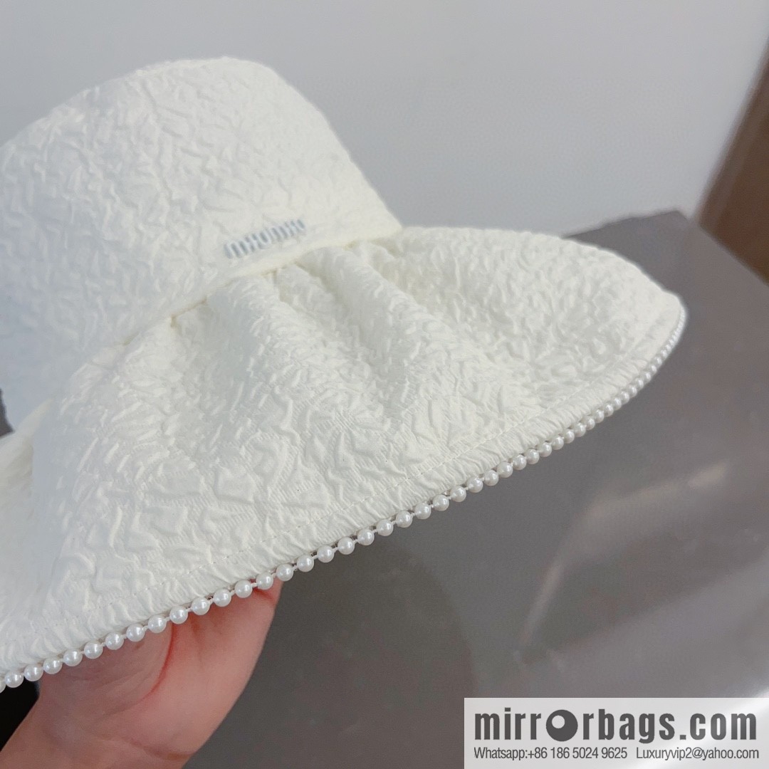 Miumiu lotus leaf edge sun hat