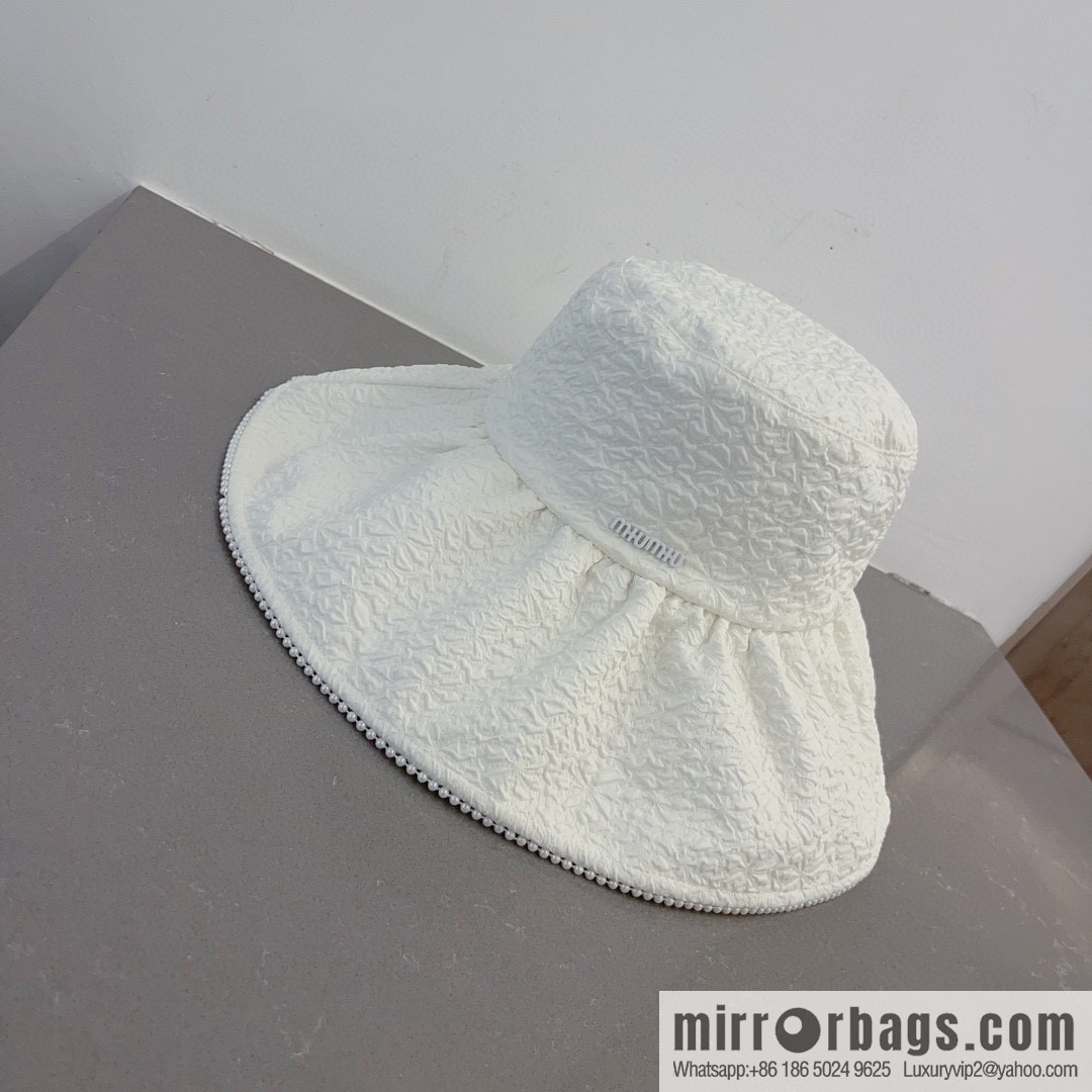 Miumiu lotus leaf edge sun hat