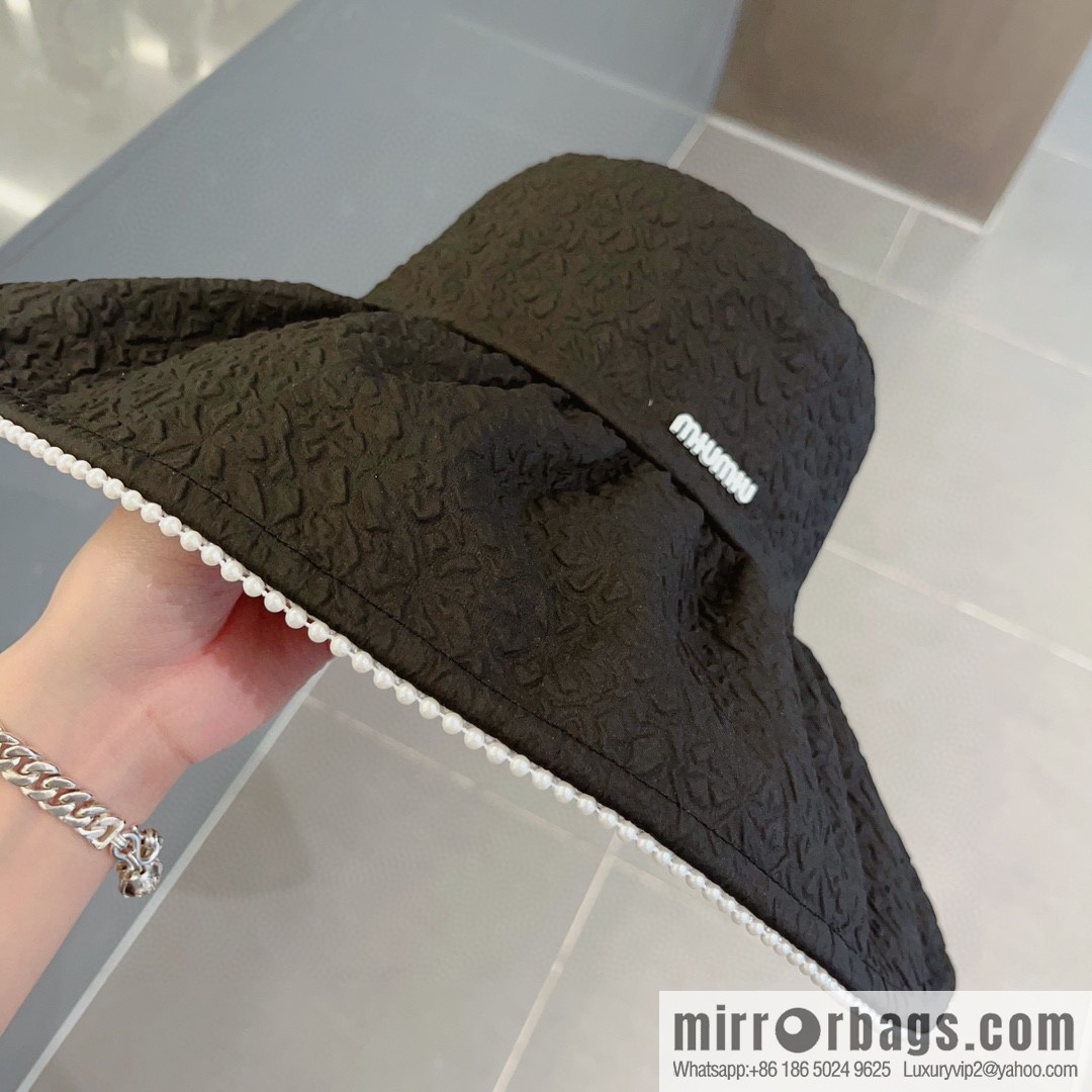 Miumiu lotus leaf edge sun hat