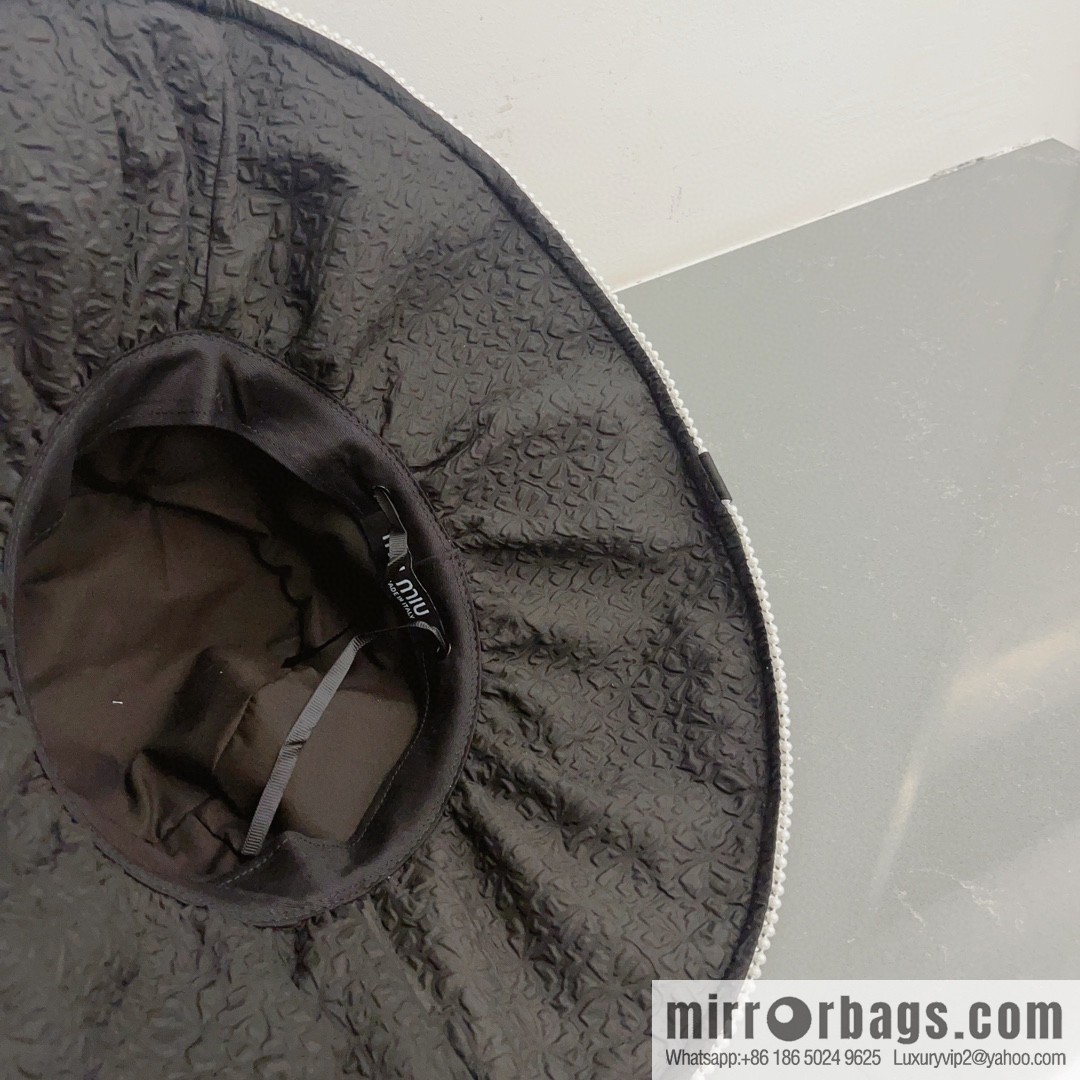Miumiu lotus leaf edge sun hat