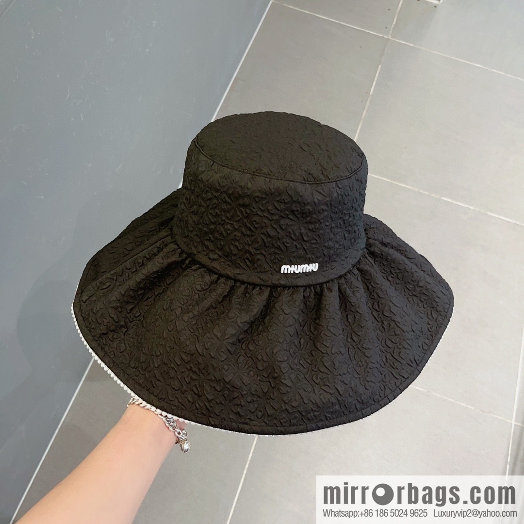 Miumiu lotus leaf edge sun hat