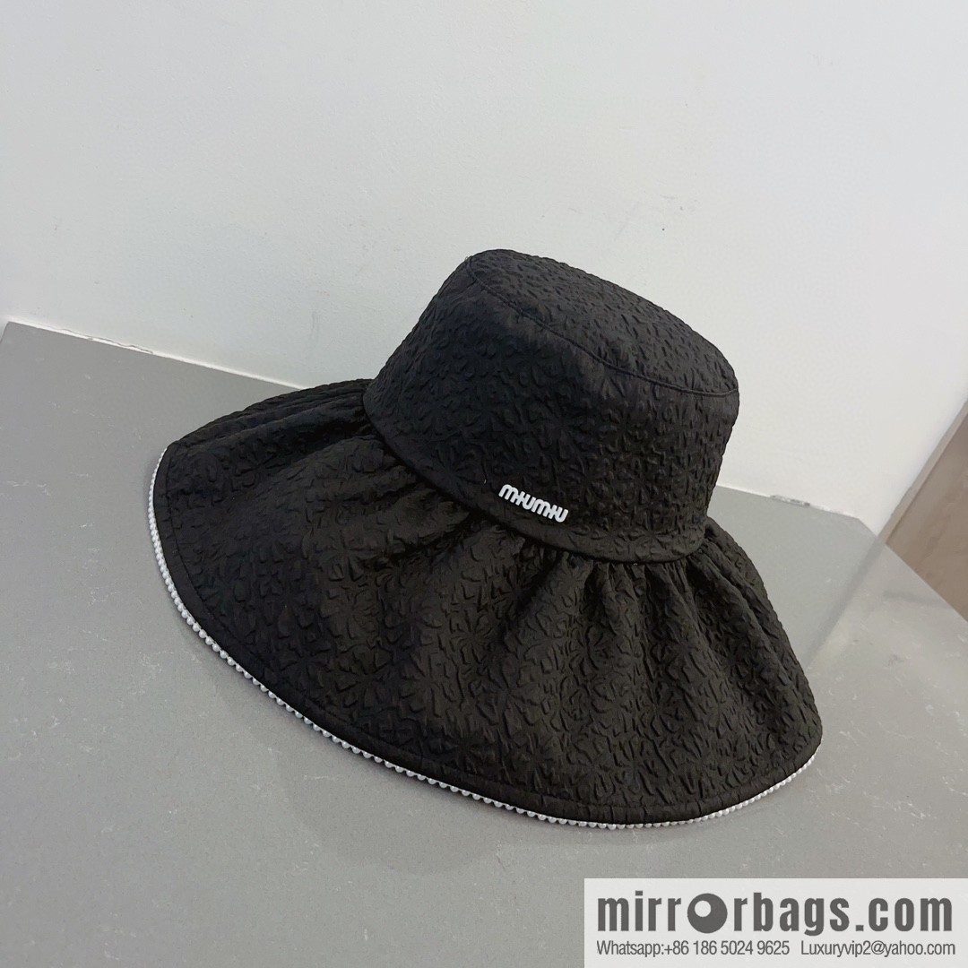 Miumiu lotus leaf edge sun hat