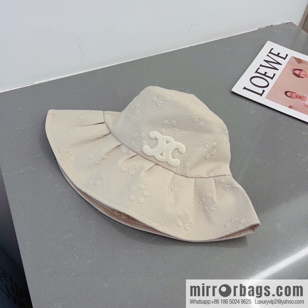 Celine ruffled sun hat