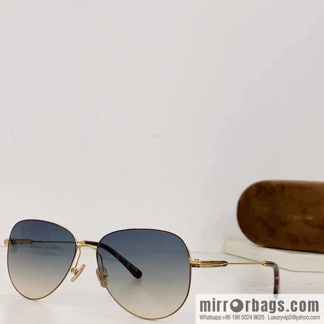 TOM FORD Metal temple embellishment logo Unisex sunglasses