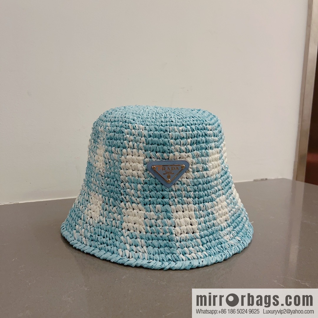 PRADA hand crocheted bucket hat
