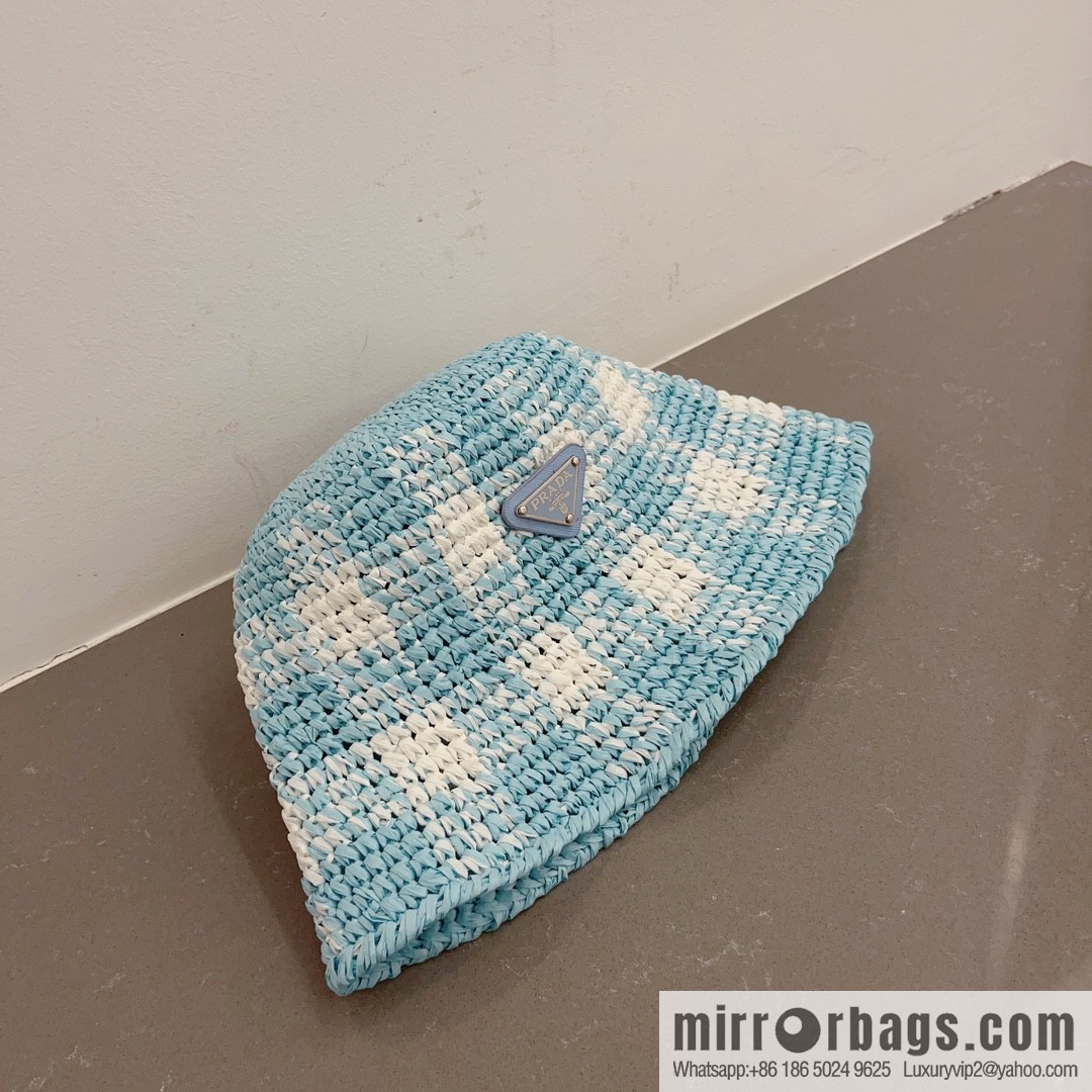 PRADA hand crocheted bucket hat