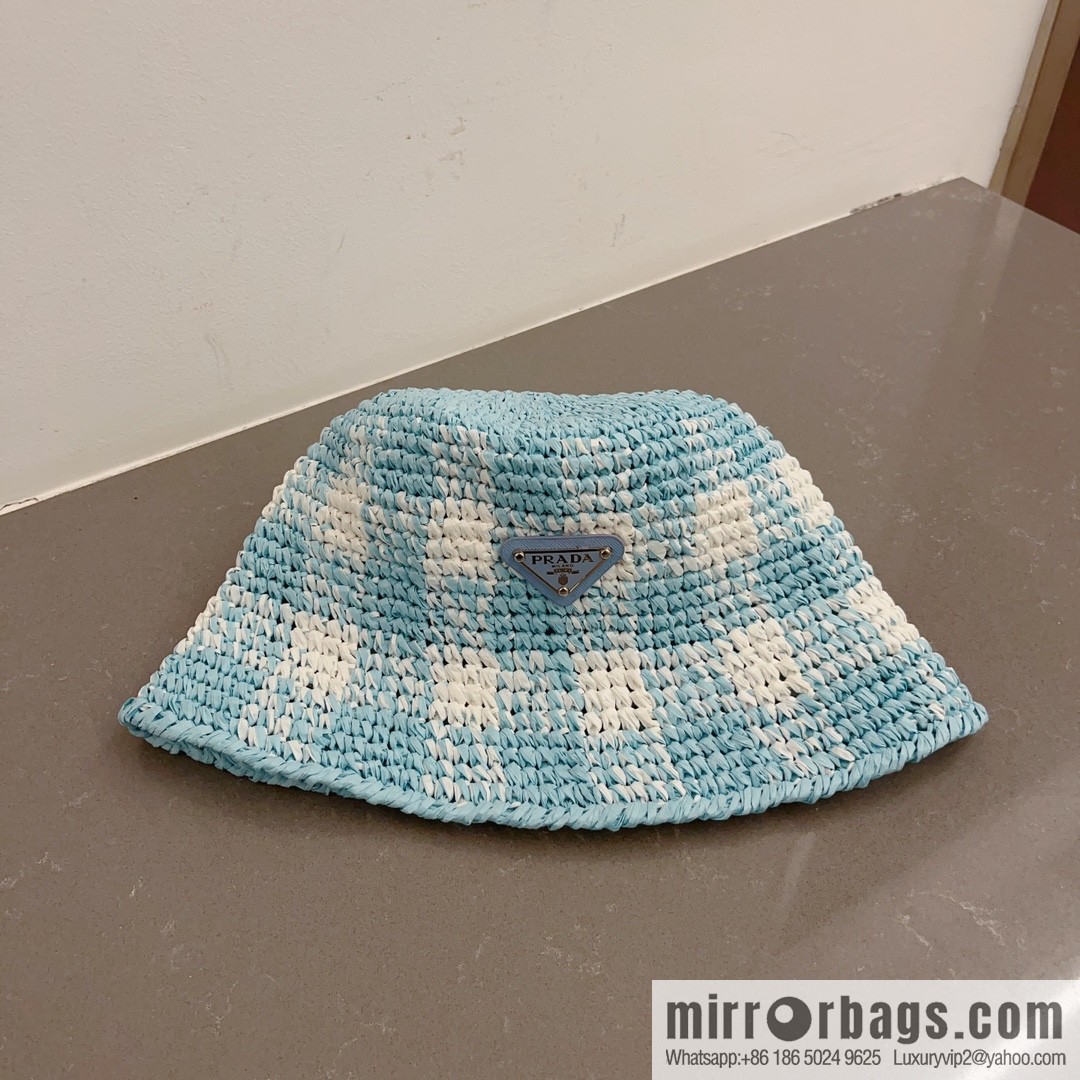 PRADA hand crocheted bucket hat