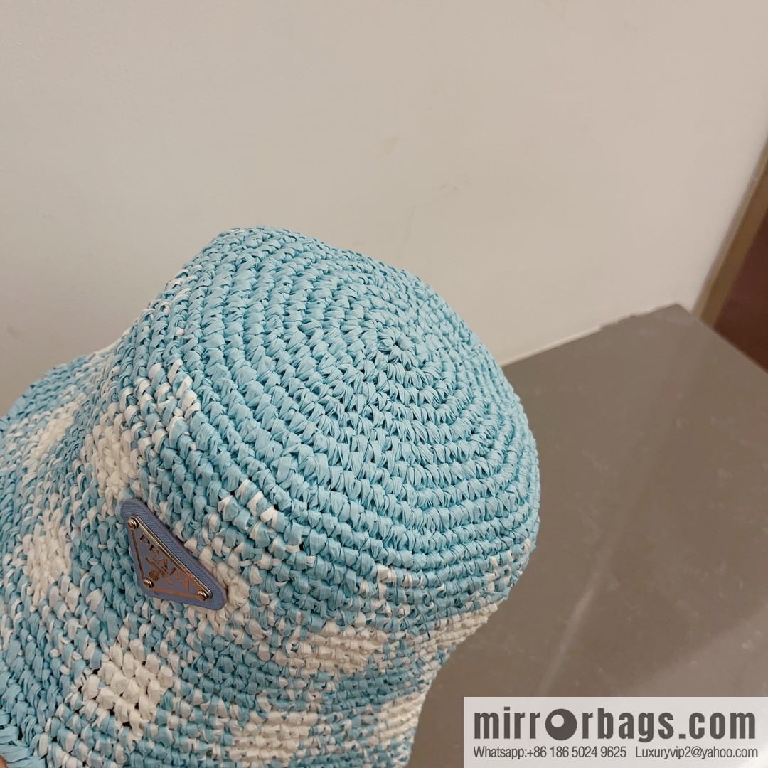 PRADA hand crocheted bucket hat