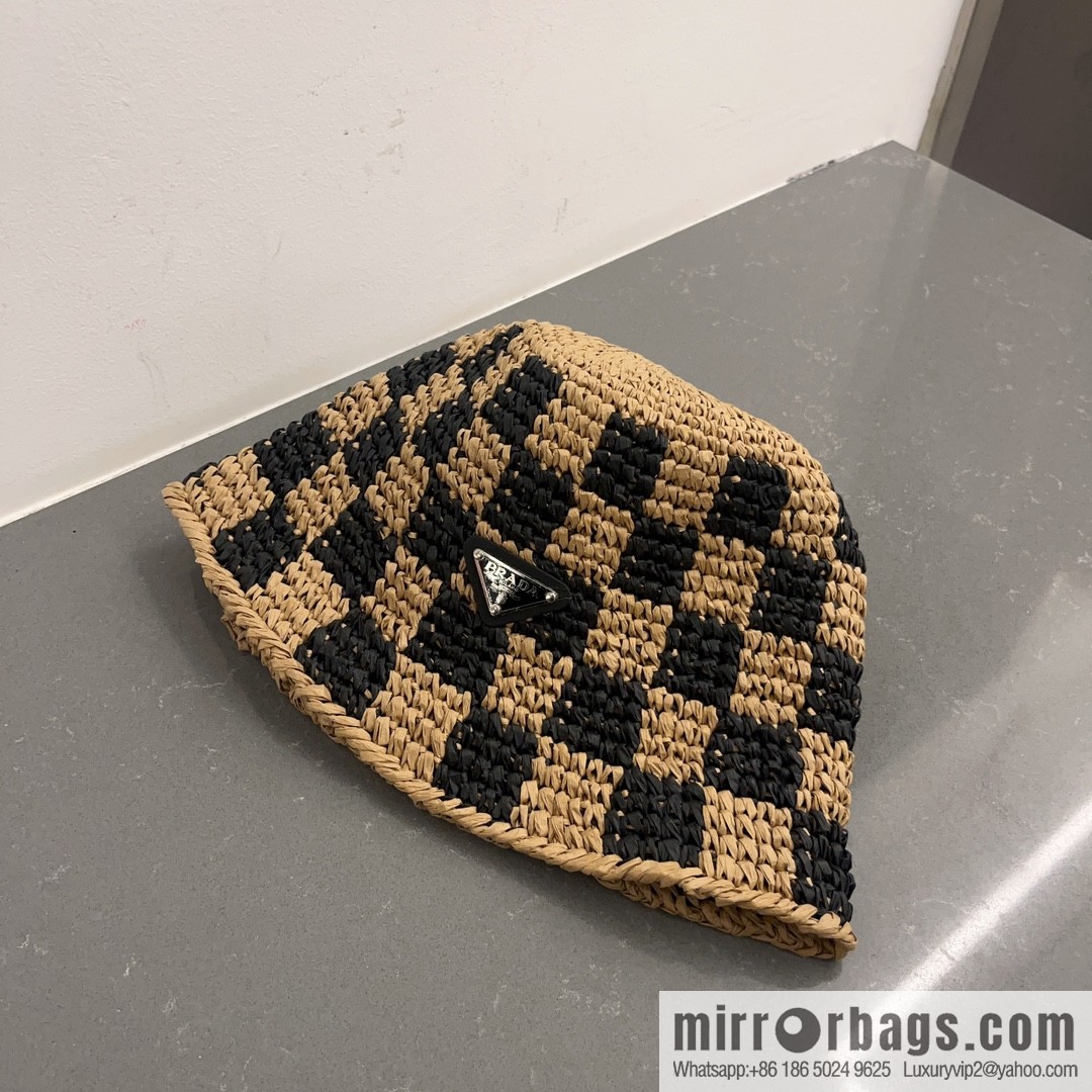 PRADA hand crocheted bucket hat