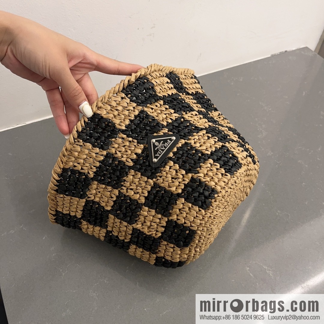 PRADA hand crocheted bucket hat