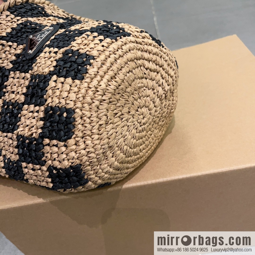 PRADA hand crocheted bucket hat