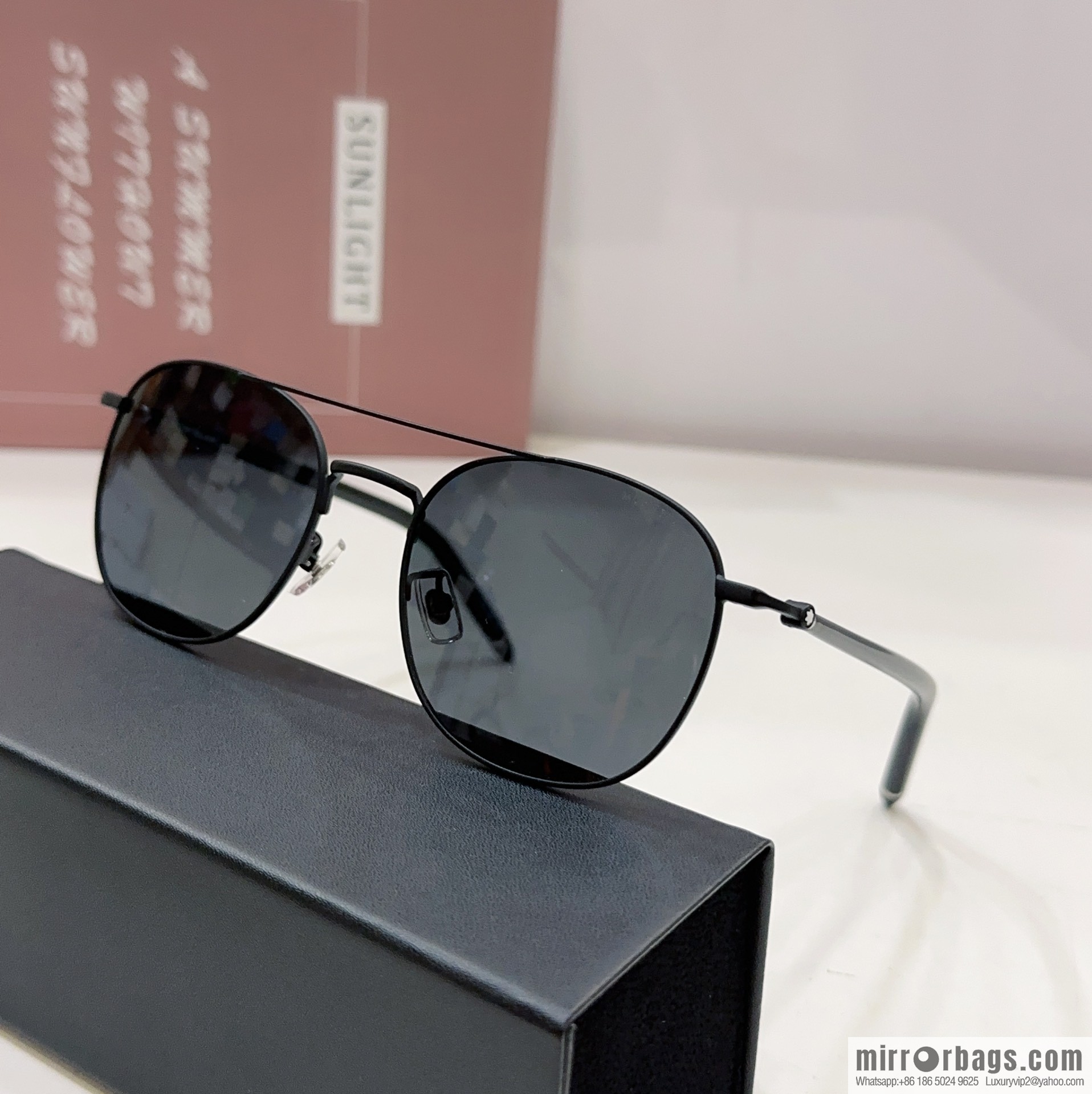 MONT BLANC Montblanc Square Men's Sunglasses