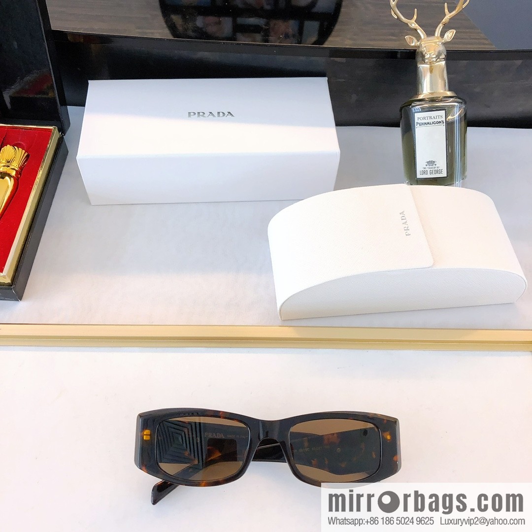 Prada 3D cut temple sunglasses