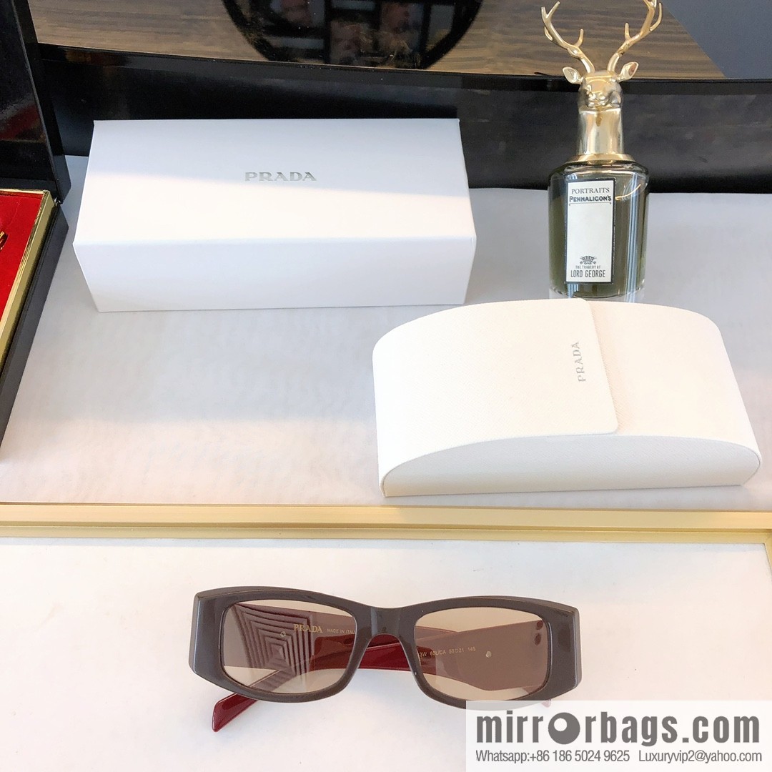 Prada 3D cut temple sunglasses