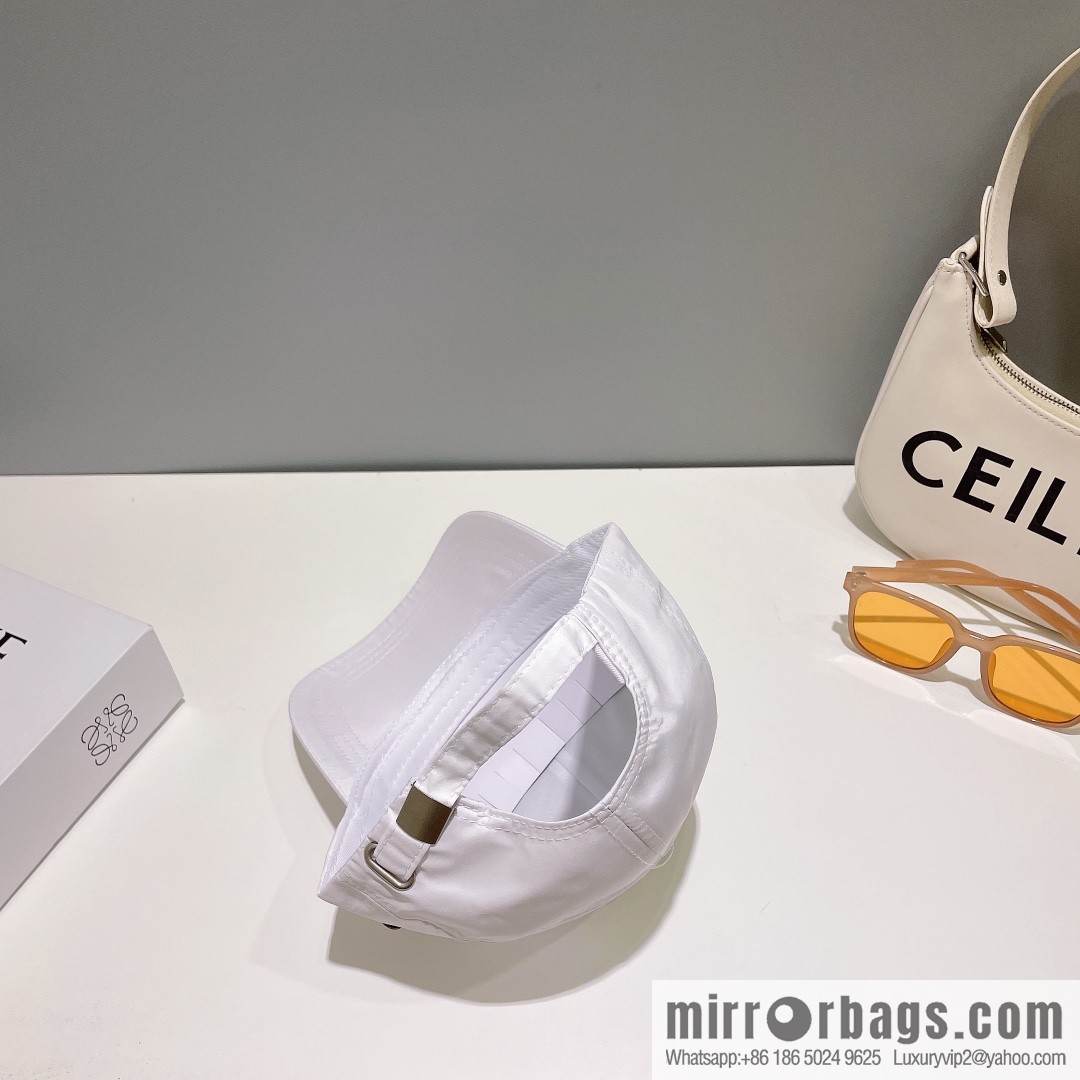 PRADA PRADA Side Triangle Label Baseball Cap