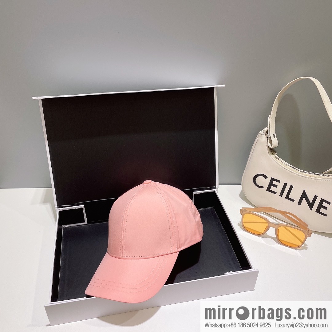 PRADA PRADA Side Triangle Label Baseball Cap