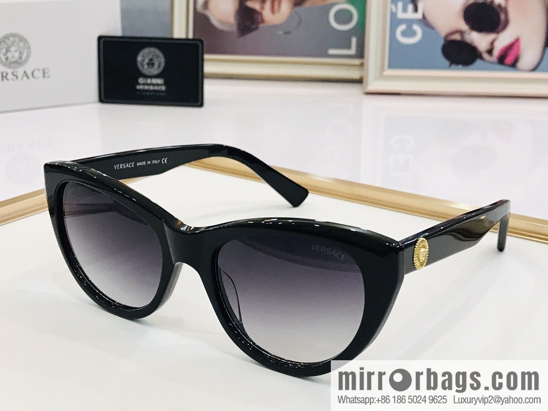VERSACE Versace high-end plate unisex sunglasses