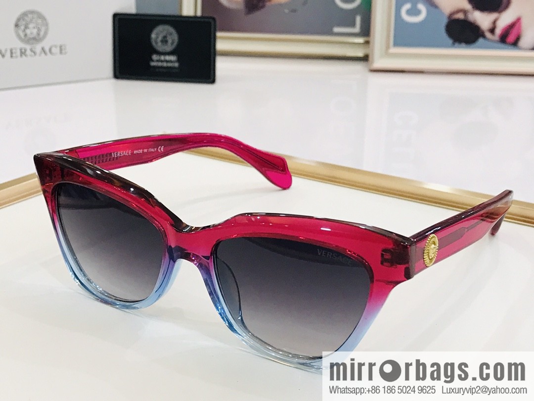 VERSACE Versace high-end plate unisex sunglasses
