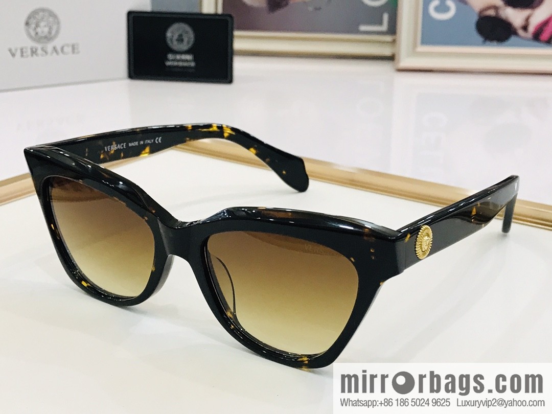 VERSACE Versace high-end plate unisex sunglasses