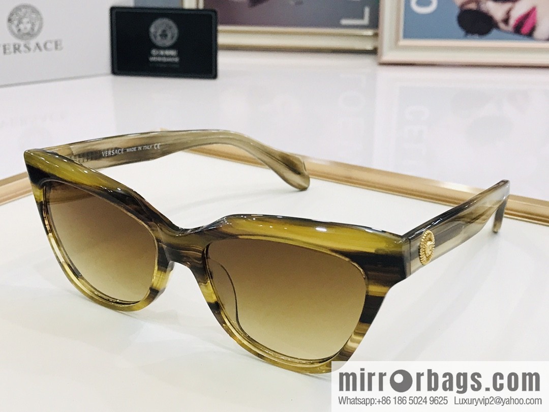 VERSACE Versace high-end plate unisex sunglasses