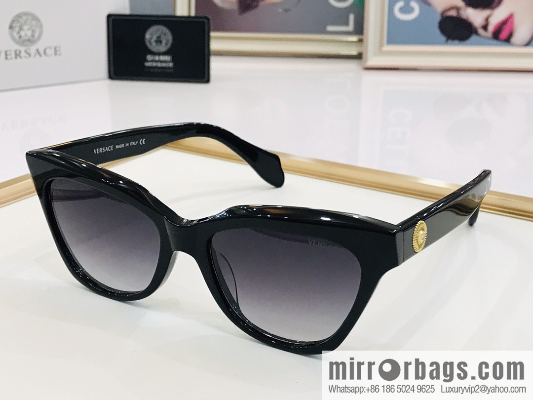 VERSACE Versace high-end plate unisex sunglasses