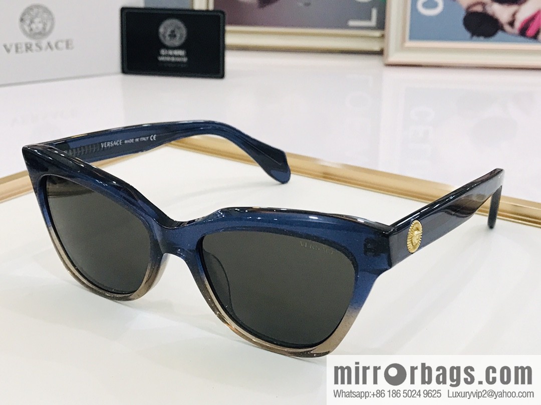 VERSACE Versace high-end plate unisex sunglasses