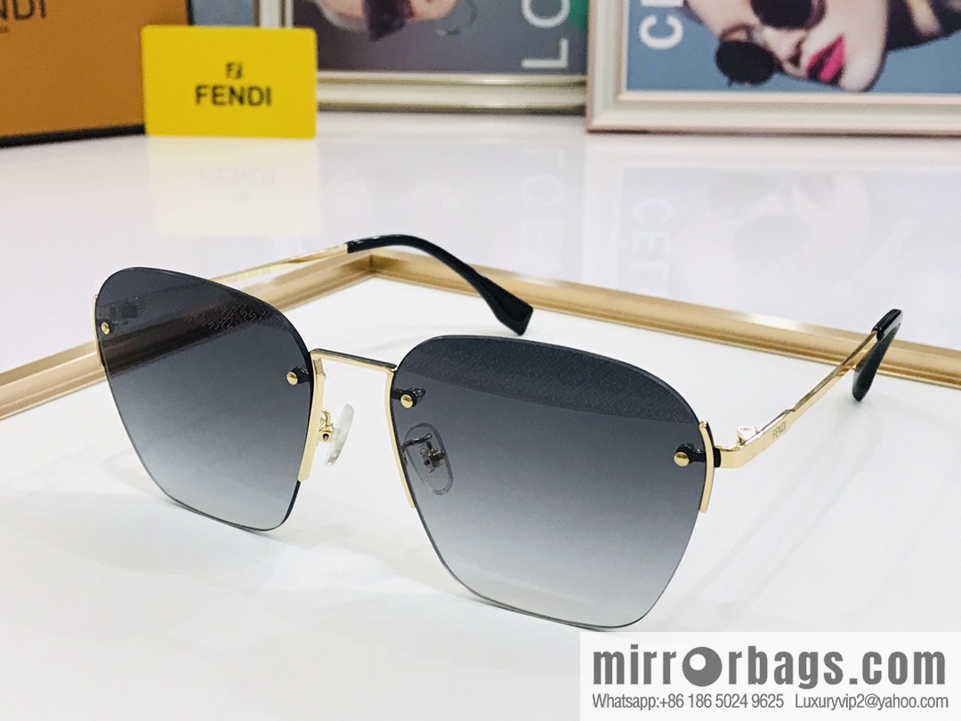 FENDI Fendi original single fashion pull style sunglasses