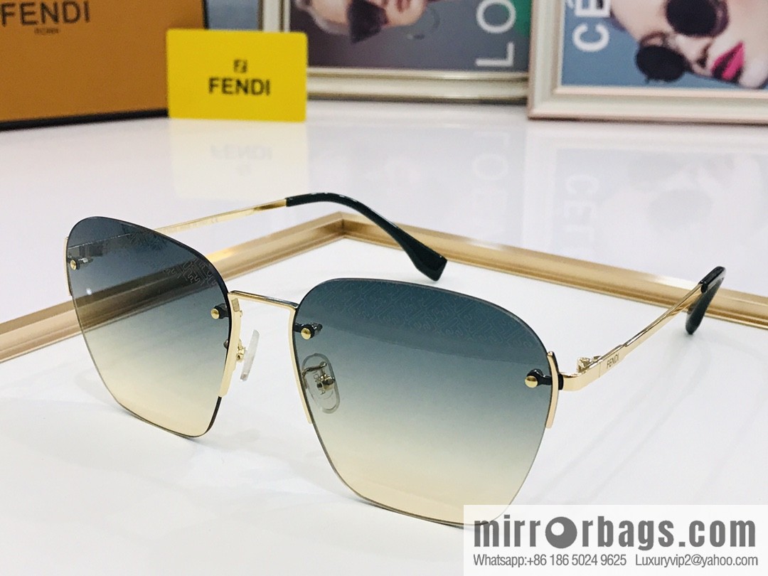 FENDI Fendi original single fashion pull style sunglasses