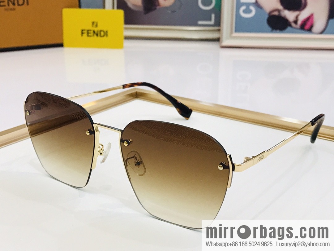 FENDI Fendi original single fashion pull style sunglasses