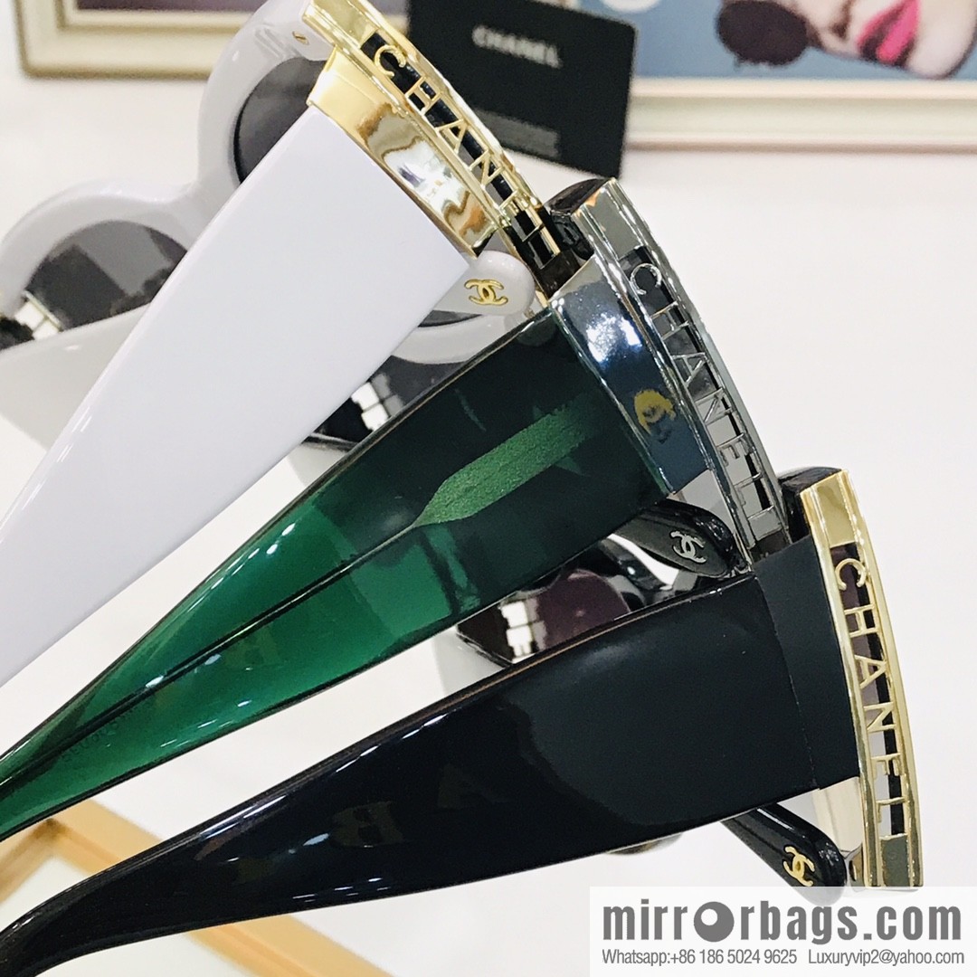 Chanel Hollow Large Frame Women's Sunglasses