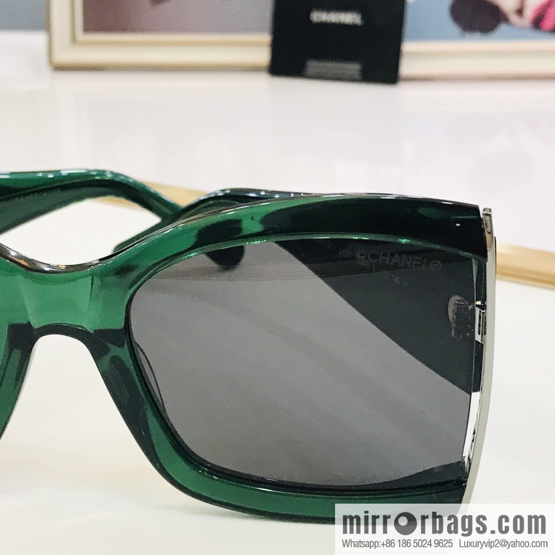 Chanel Hollow Large Frame Women's Sunglasses