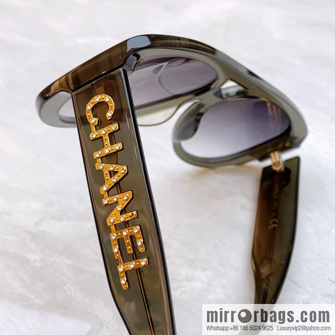 Chanel logo women's sunglasses