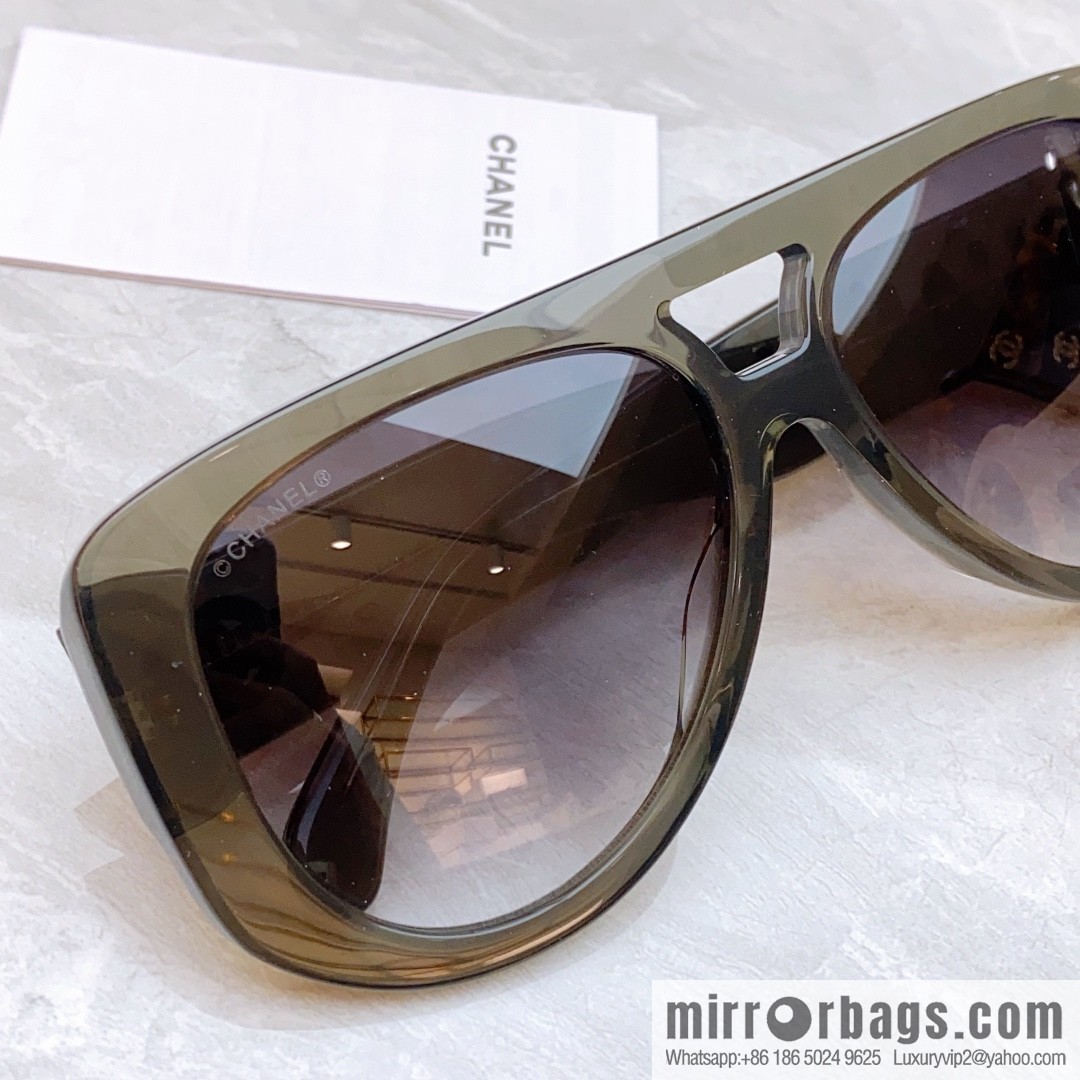Chanel logo women's sunglasses