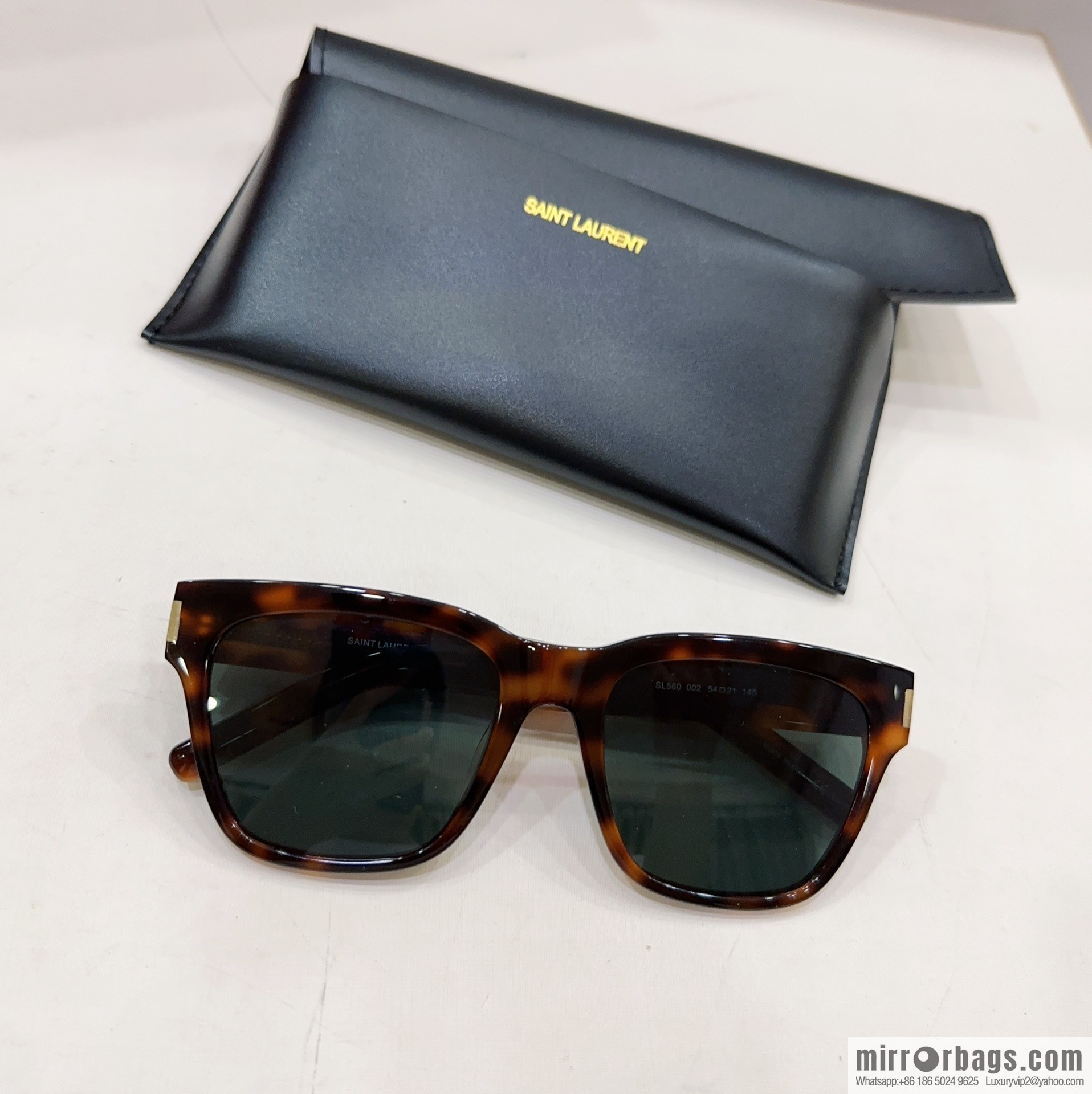 SAINT LAURENT Saint Laurent square unisex sunglasses