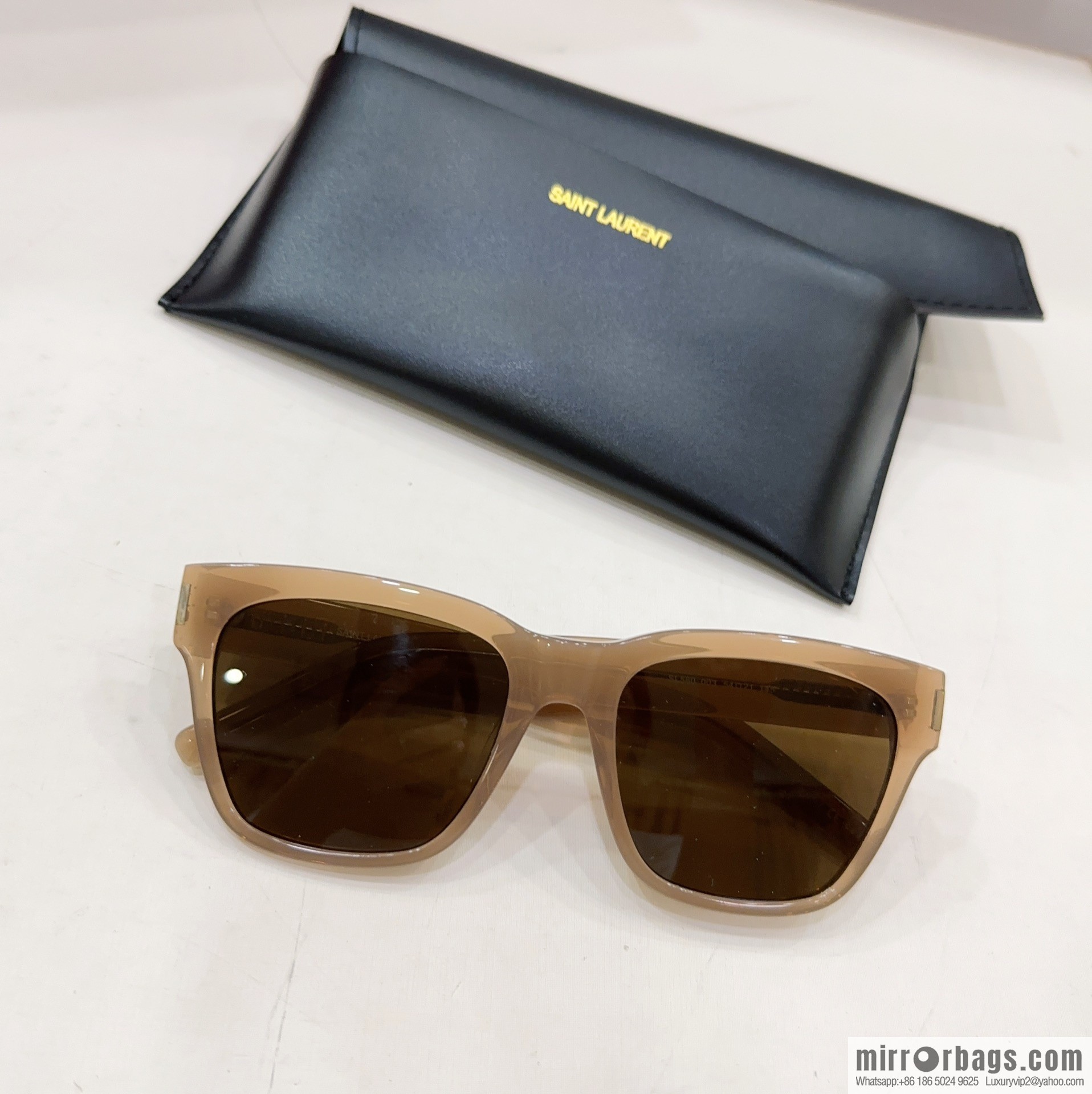 SAINT LAURENT Saint Laurent square unisex sunglasses
