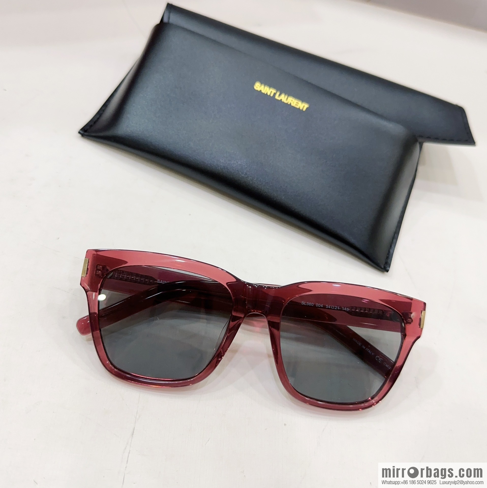 SAINT LAURENT Saint Laurent square unisex sunglasses