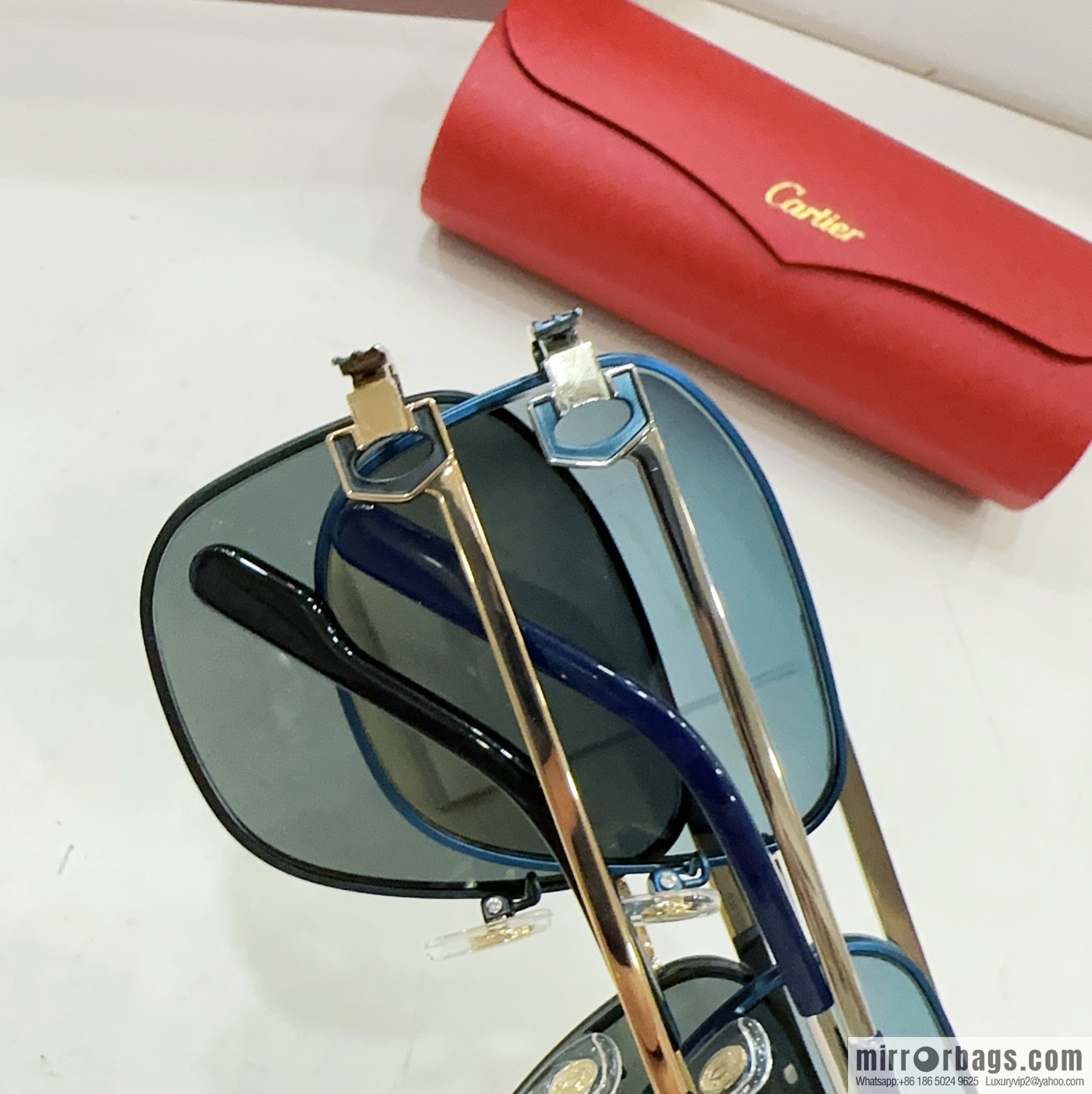 Cartier box unisex sunglasses